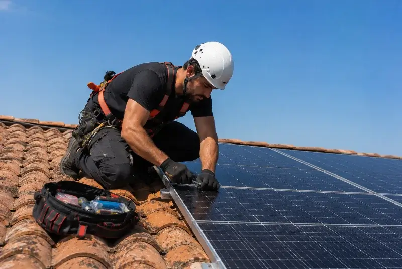 Maintenance et monitoring de panneaux solaires à Artiguelouve